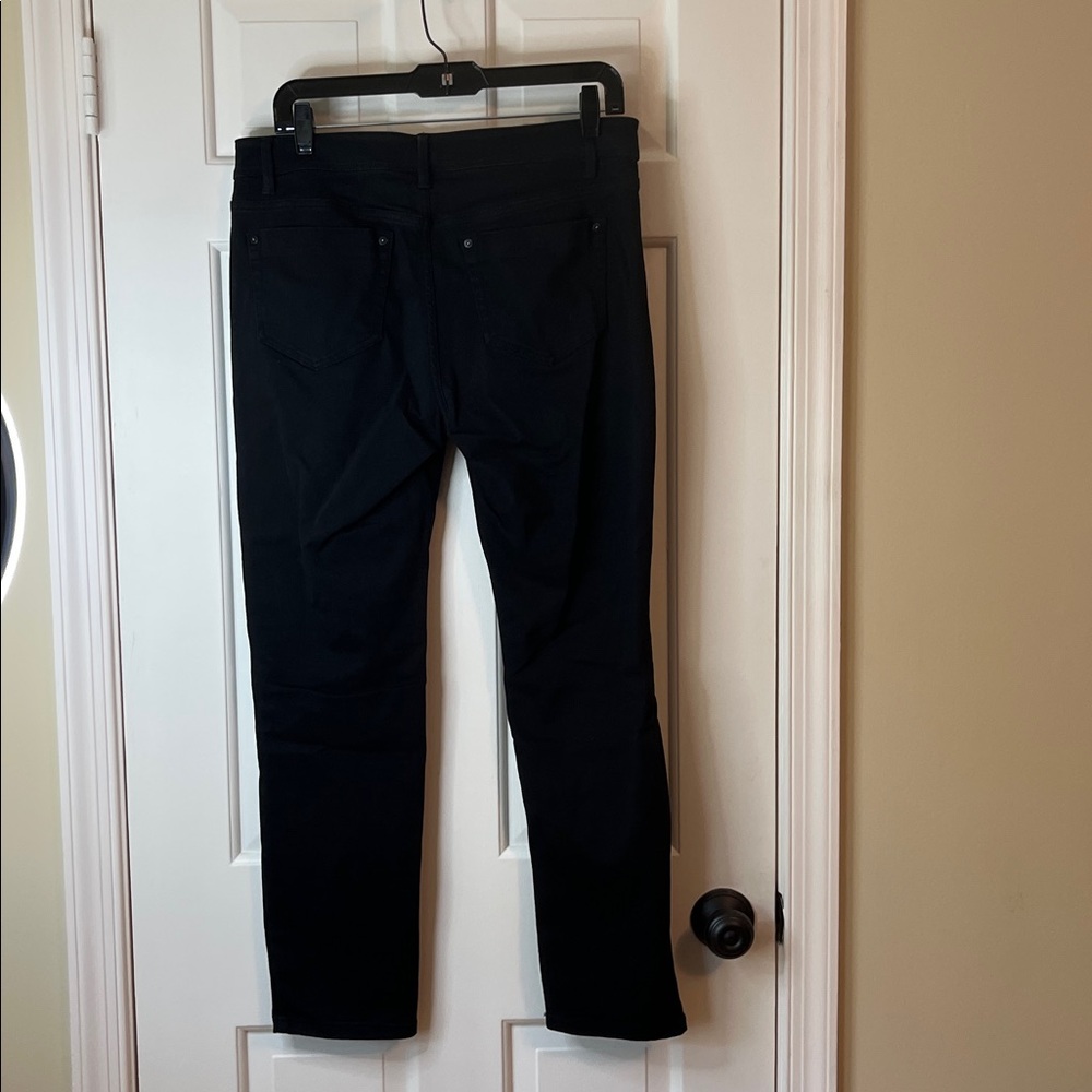 🌻J Jill Authentic Fit Black Slim Ankle Jeans Black - Picture 10 of 13